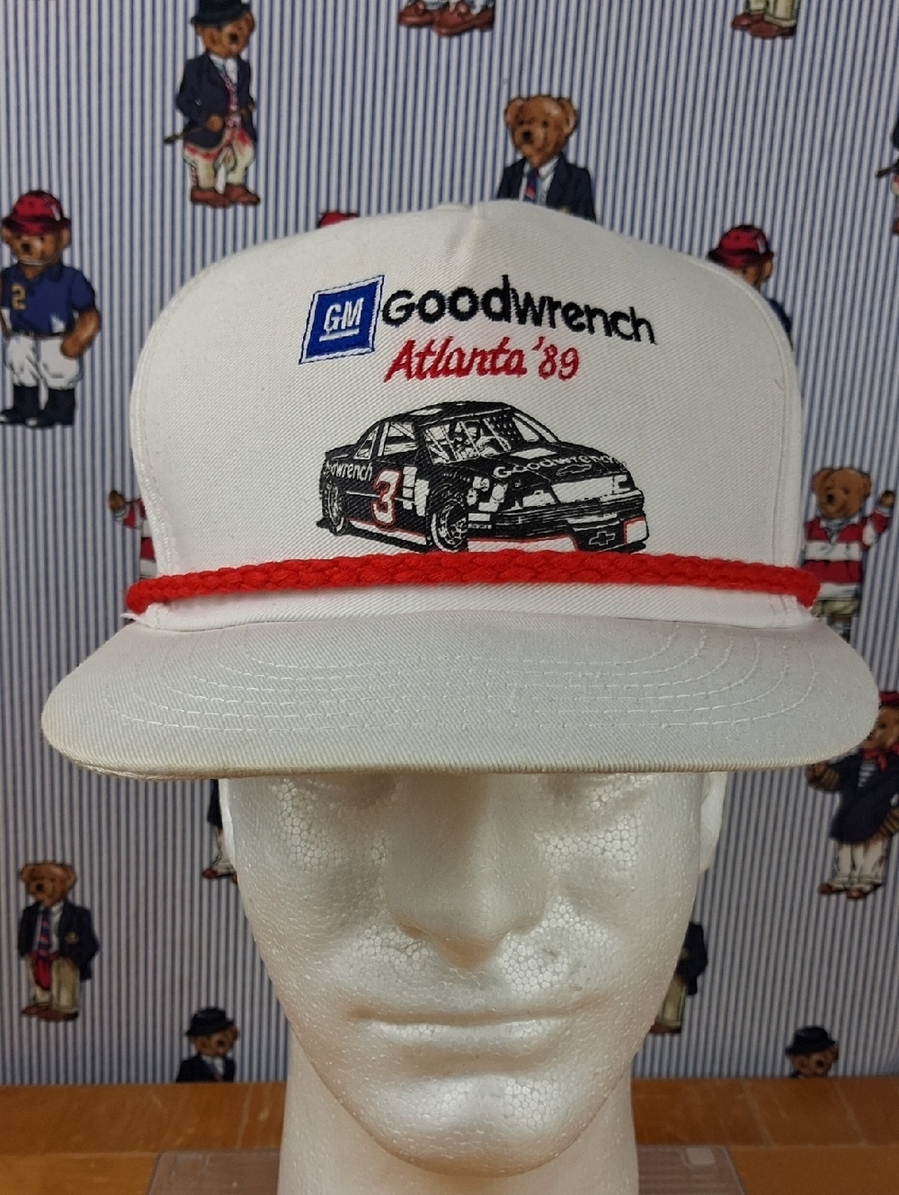Rare 1989 Vintage Dale Earnhardt Goodwrench Atlanta Race Day Winner snapback hat